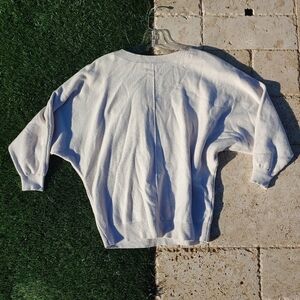 Makarthy Cashmere Blend Cream Sweater